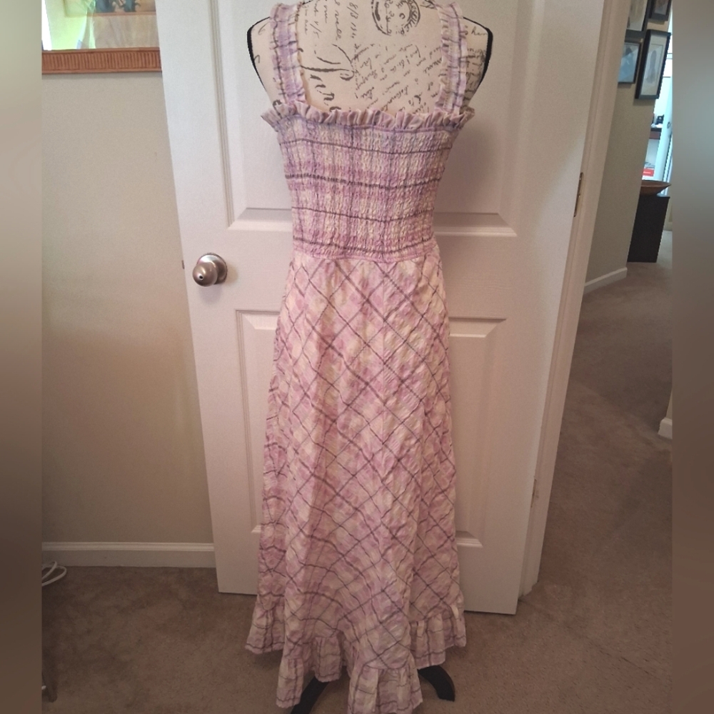 Boston Proper Smock Maxi Dress. Size Large - Picture 6 of 11